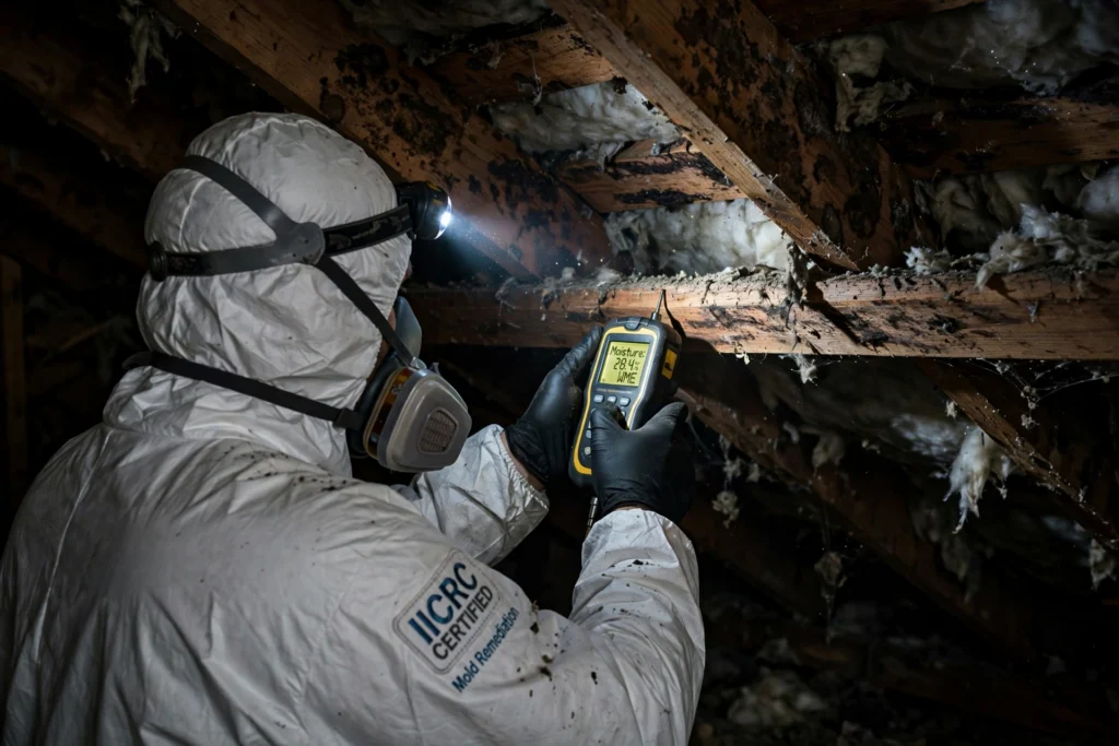 Attic and Crawl Space Mold Removal: A New Orleans Homeowner’s Guide